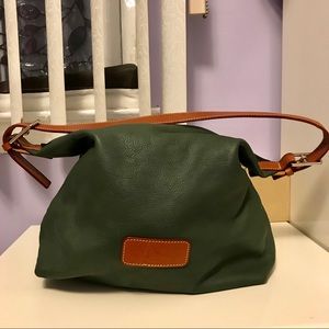 Dooney & Bourke forest green hobo bag